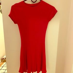 red urban dress
